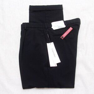 Mens Classic pleated Pants Black Heavy Weight 38Wx32L‎ E01038A
